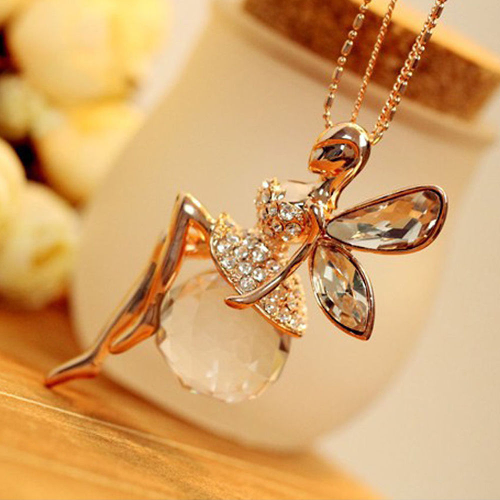 Butterfly Fairy Pendant Necklace