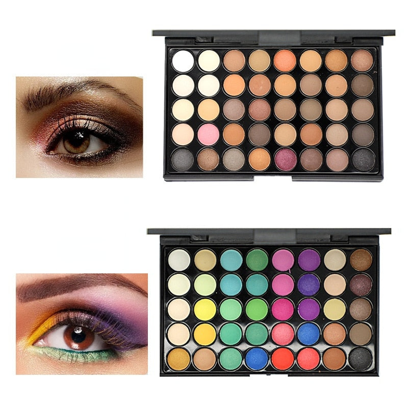 40 Color Matte Eyeshadow Palettes