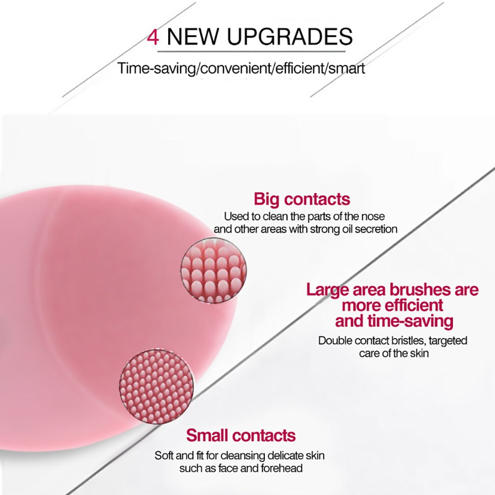 Ultrasonic Electric Facial Cleansing Brush