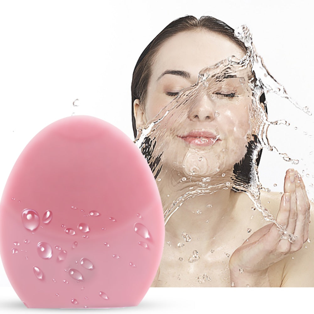 Ultrasonic Electric Facial Cleansing Brush